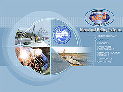 Изготовление сайта агентства внешней торговли International Welding Trade Inc.